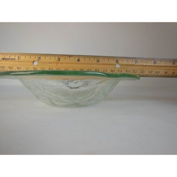 Holiday Bowl Decorative  recycled glass Bowl, candy dish metal Deer decoration - Picture 10 of 10